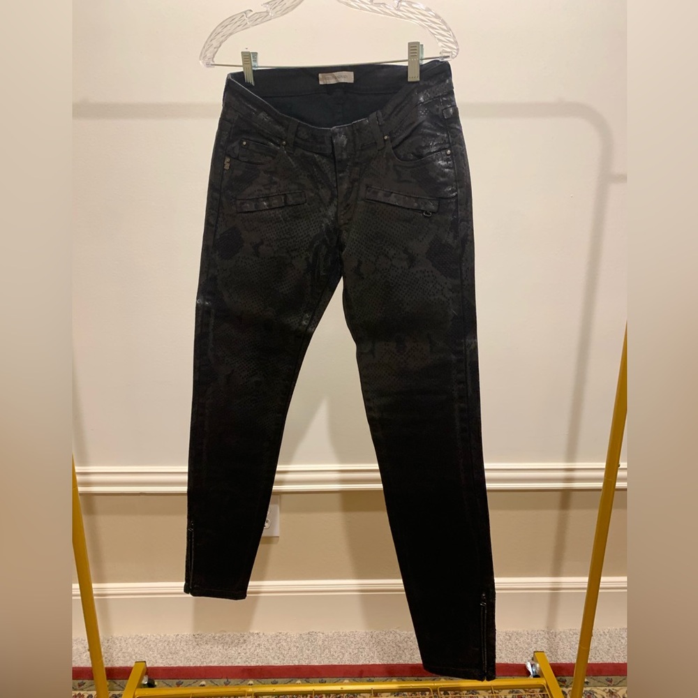 Pierre Balmain Snake Skin jeans